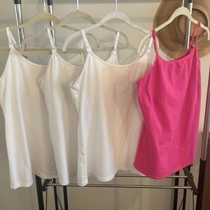 Maternity Motherhood 4 maternity & nursing tank tops with built in bra. Size L